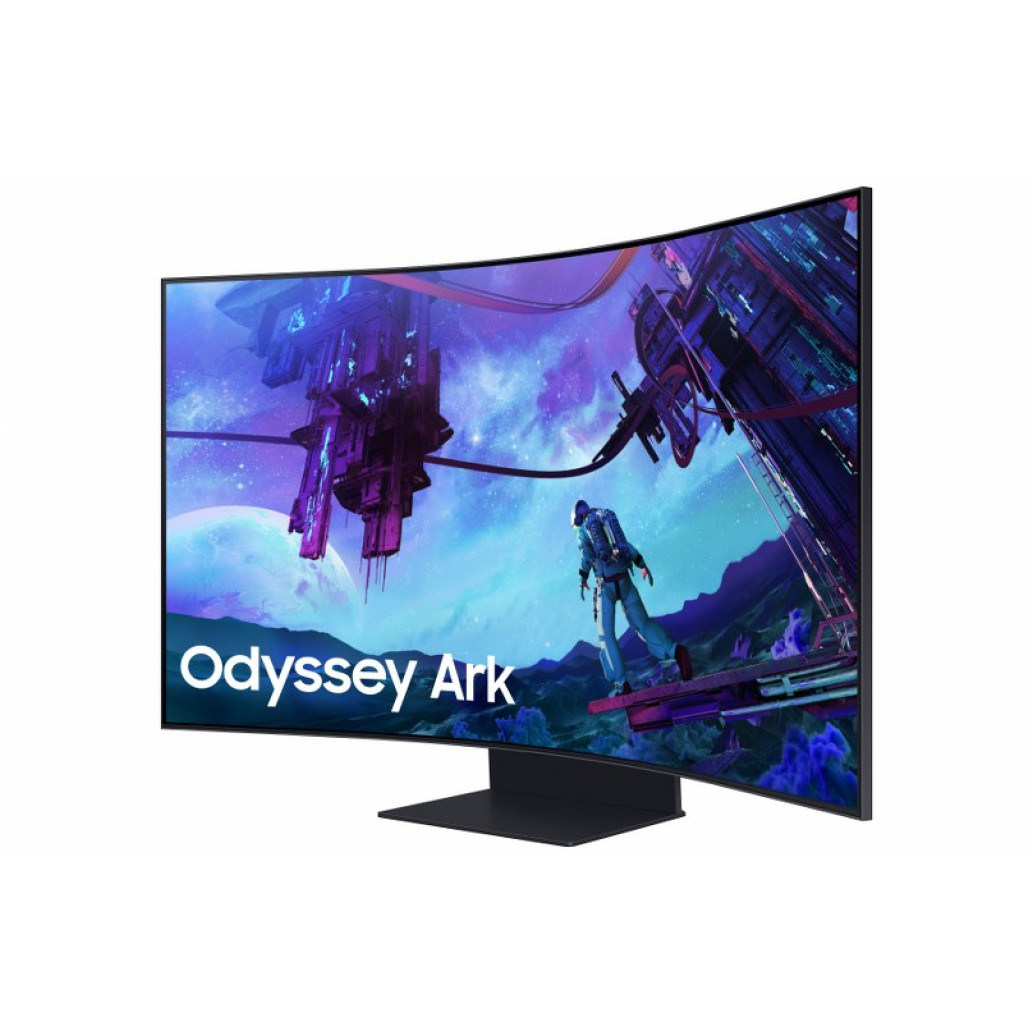 Monitor Samsung 139,7 cm (55,0") S55CG970NU 3840x2160 Curved Smart TV Tizen 165Hz QLED 1ms 3xHDMI DisplayPort 2xUSB2.0 Pivot Zvočniki 2x60W  DCI-P3-95% FreeSync Premium PRO BT WiFi RJ45 KVM QuantumHDR
