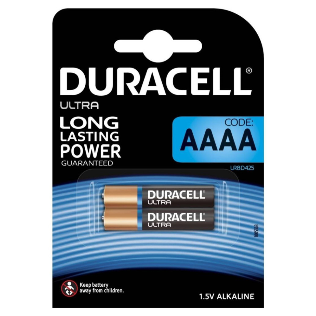 Baterijski vložek AAAA Duracell Ultra pakirano po 2 kosa  041660 (primerno za pisalnike)
