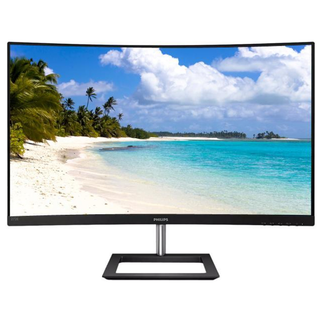 Monitor Philips 68,5 cm (27,0") 272E1CA 1920x1080 Curved 75Hz VA 4ms VGA HDMI DisplayPort zvočniki FreeSync