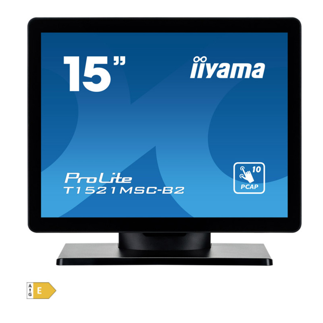 Monitor touch Iiyama 38,1 cm (15,0") T1521MSC-B2 1024x768 POS TN 8ms VGA HDMI USB Zvočniki  7H ProLite interaktivni monitor