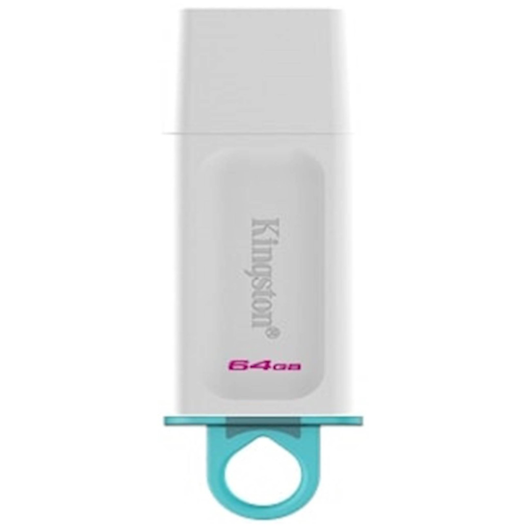 Spominski ključek 64GB USB 3.2 Kingston Data Traveler Exodia 200MB/s 60MB/s plastičen s pokrovčkom bel (DTX/64GB)