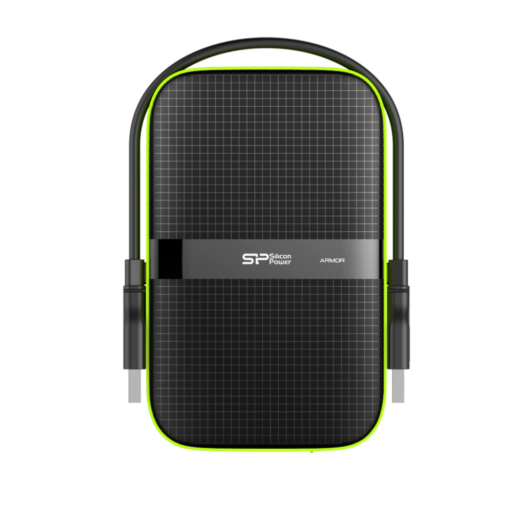Prenosni disk  6,4cm (2,5″) 4TB USB 3.2 Silicon Power HDD Armor A60 (SP040TBPHDA60S3K)