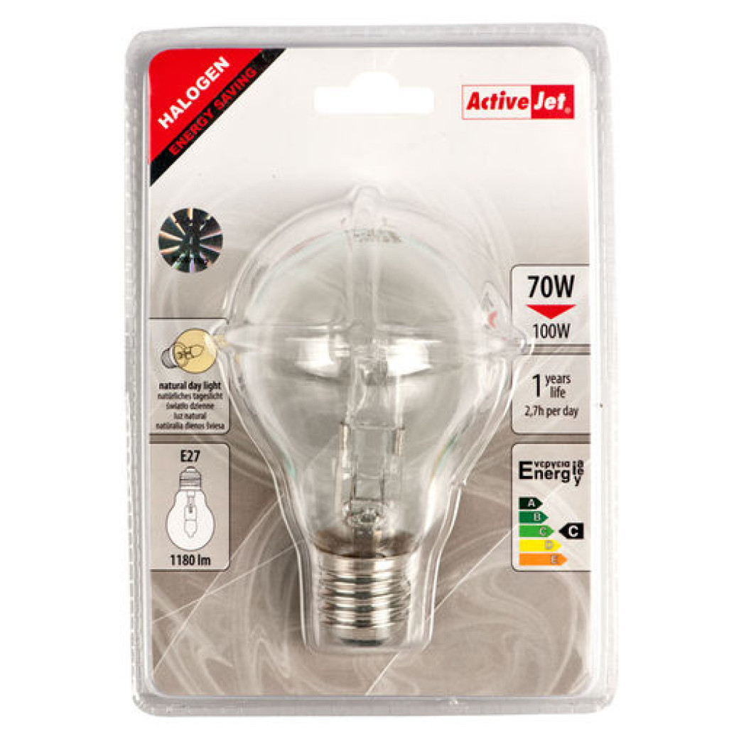 Žarnica Halogen ACTIVEJET E27 70W