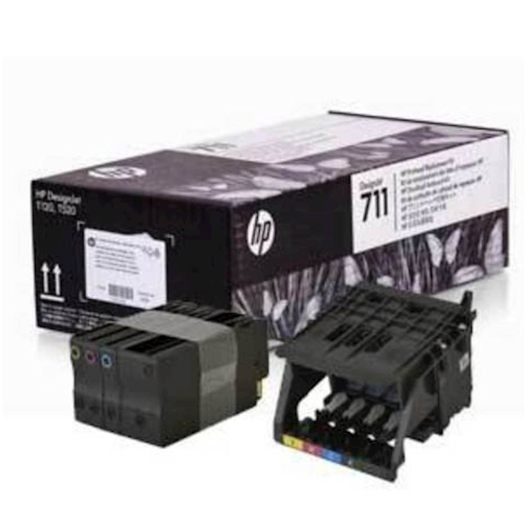 HP GLAVA 711 ČRNA,CYAN,RUMENA,MAGENTA (C1Q10A)