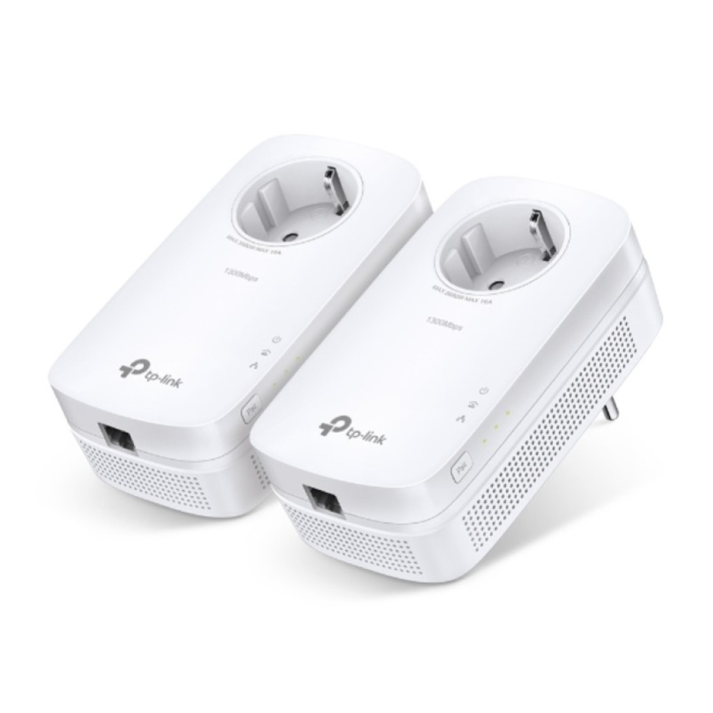 HPAV Powerline 1xLAN LAN RJ45 220V TP-Link 1200Mbit/s (1+1) (TL-PA8010P KIT)