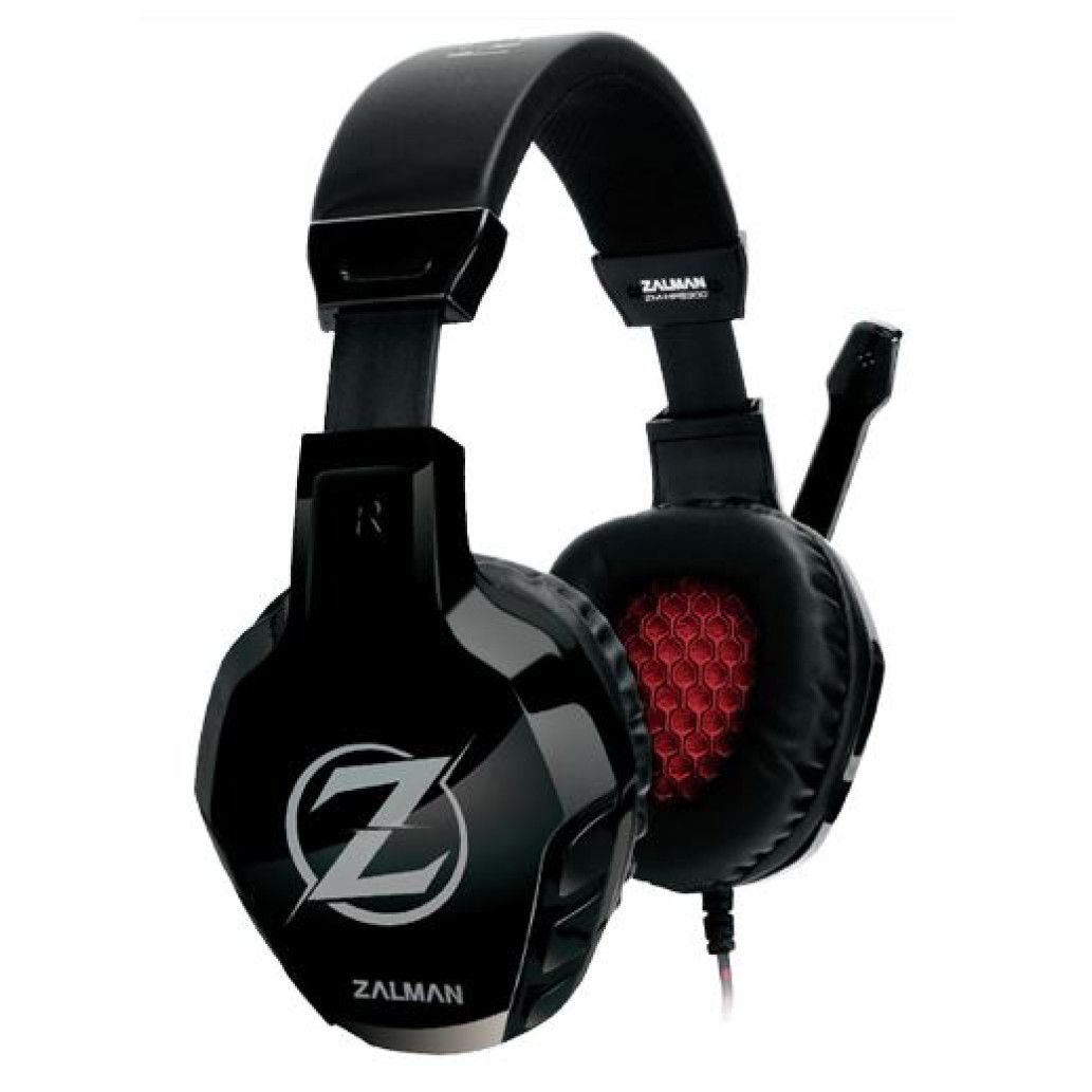 Slušalke gaming Zalman 3.5  z mikrofonom črne (ZM-HPS300)