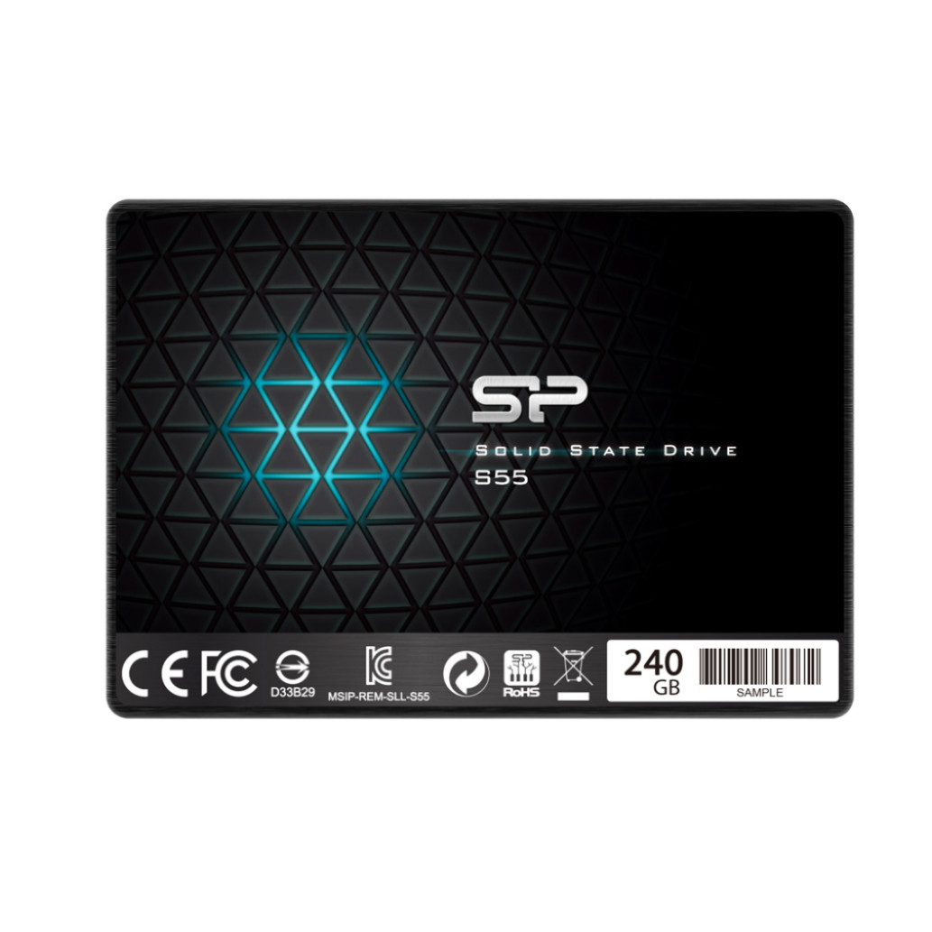 Disk SSD 6,4cm (2,5") SATA3 240GB SiliconPower S55 2,5" 550/450MB/s ()