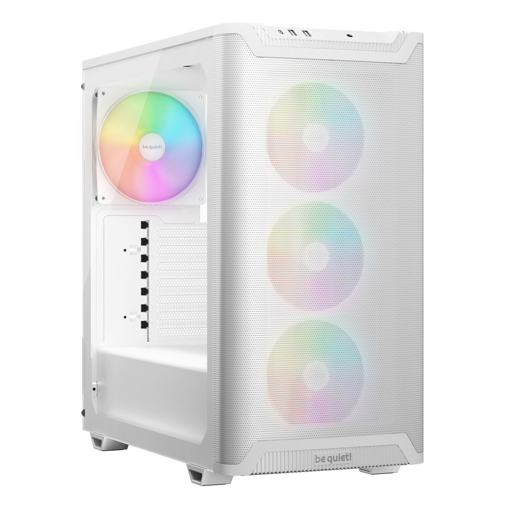 Ohišje be quiet! Pure Base 501 LX MidiATX - bela RGB