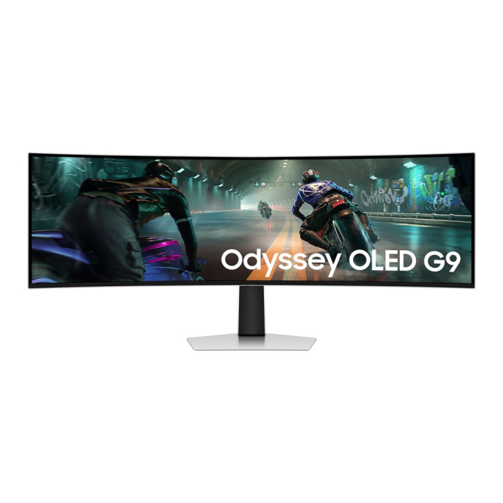 Monitor Samsung 124,5 cm (49,0") S49DG910SU 5120x1440 Curved Gaming 144Hz OLED 0,03ms 2xHDMI DisplayPort USB-C 2xUSB-C-Out HAS  DCI-P3-99% FreeSync Premium PRO G-Sync Compatible HDR10+