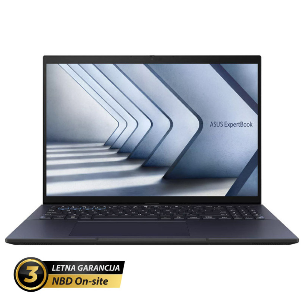 Prenosnik Asus 40,64 cm (16,0") ExpertBook B3 1920x1200 IPS 300nit Ultra 7-155H/32GB/SSD1TB/BL/FP/Intel Arc/Win11Pro (90NX0731-M01EA0)