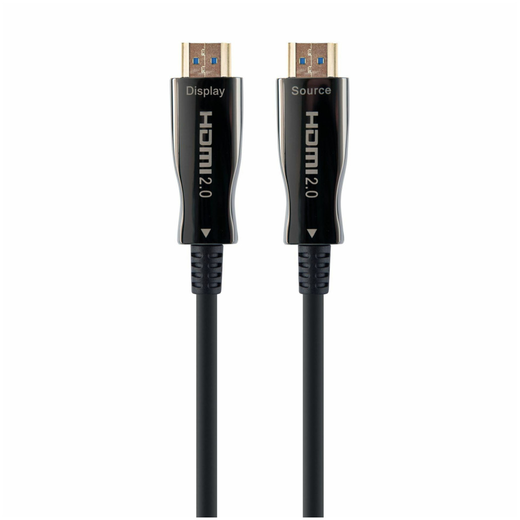 KABEL HDMI/HDMI M/M 30,0m Cablexpert AOC hibridni optični pozlačeni kontakti V2,0 UHD 4K z ethernet (CCBP-HDMI-AOC-30M-02)