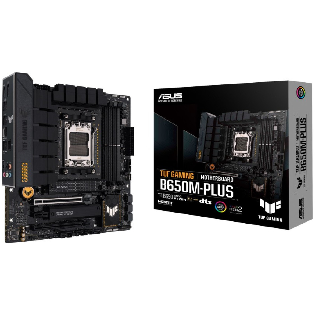 Osnovna plošča AM5 Asus TUF GAMING B650M-PLUS microATX 1xHDMI 2.1 1xDisplayPort 1.4