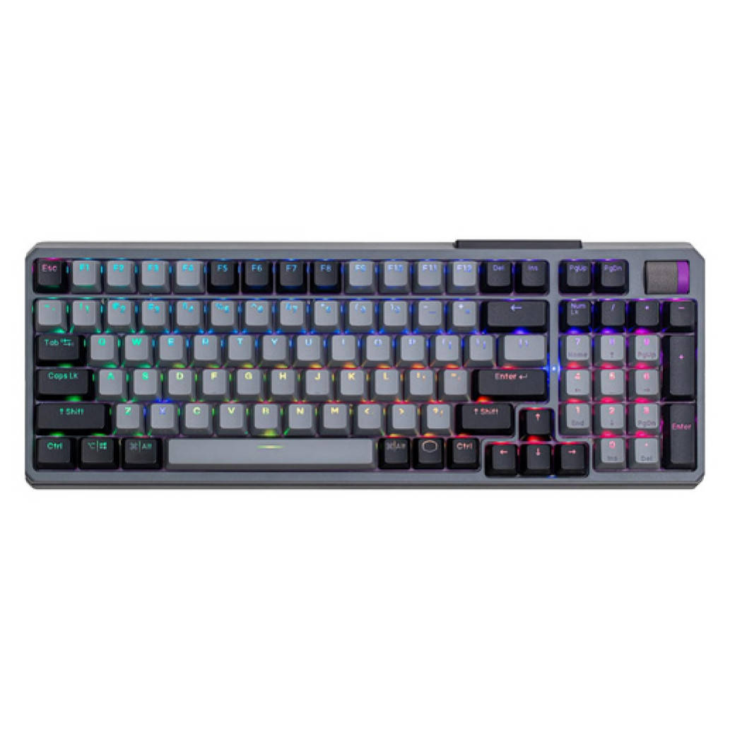 Gaming Tipkovnica brezžična + Bluetooth Cooler Master MK770 US | siva RGB (MK-770-GKKR1-US)