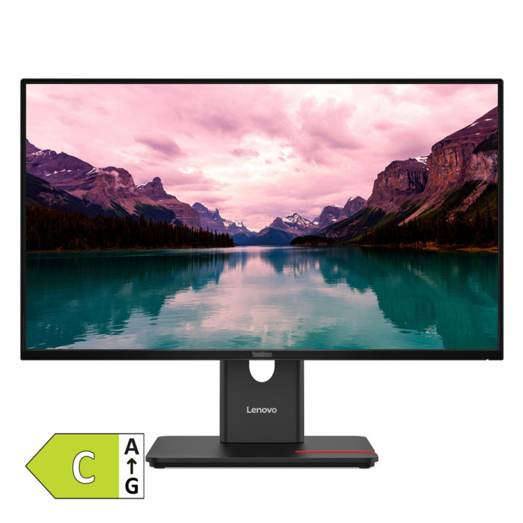 Monitor Lenovo 60,5 cm (23,8") T24-40 1920x1080 120Hz IPS 4ms VGA HDMI DisplayPort 3xUSB3.2 USB-C-Out Pivot  sRGB99% ThinkVision