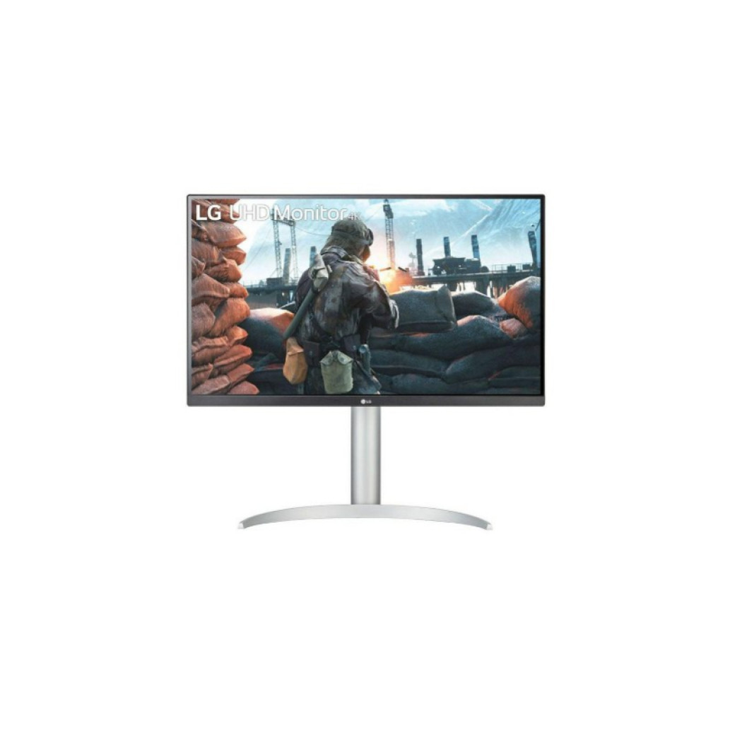 Monitor LG 68,6 cm (27,0") 27UP650P-W 3840x2160 IPS 5ms 2xHDMI DisplayPort Pivot  DCI-P3-95% FreeSync HDR400 srebrno-bel