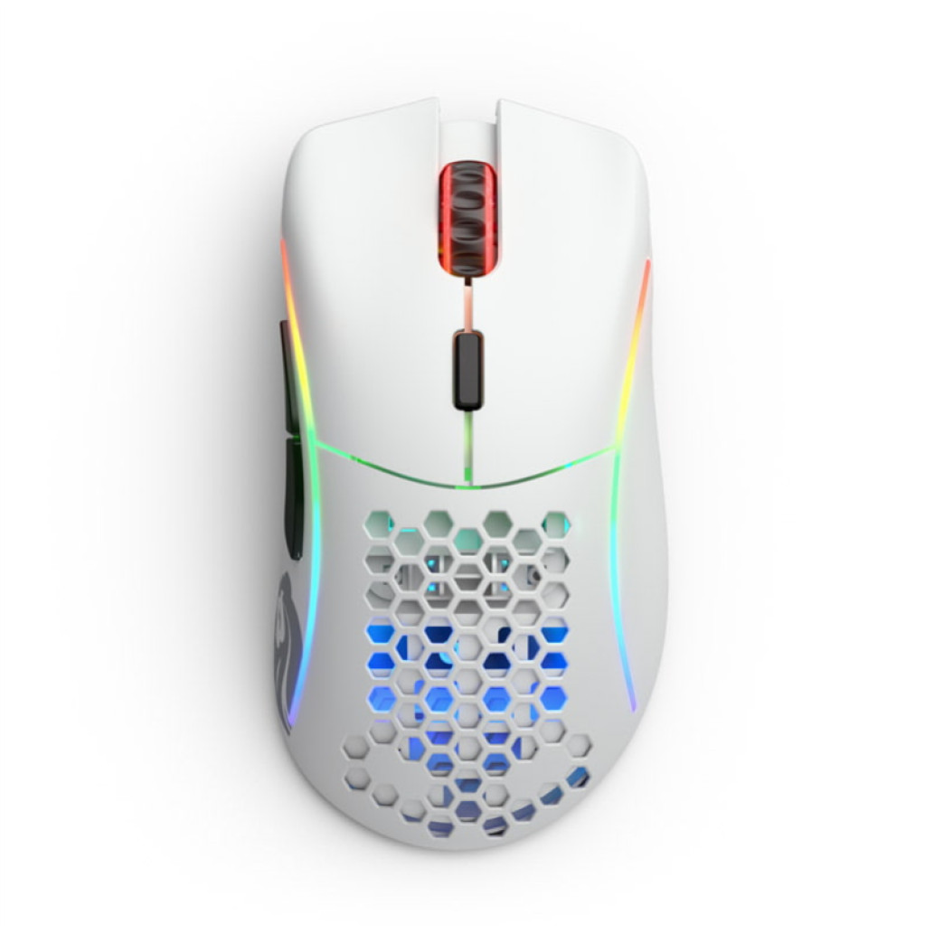 Miš Glorious PC Gaming Race Model D Brezžična bela mat (GLO-MS-DW-MW)