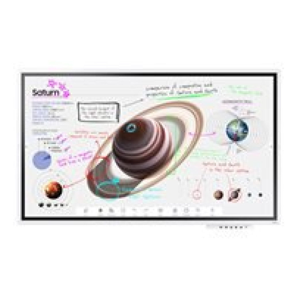 Monitor Samsung 165,1 cm (65,0") LH65WMBWBGCXEN 3840x2160 LFD 60Hz VA 8ms 2x HDMI DisplayPort USB-C 3xUSB  BT WiFi RJ45 HDR