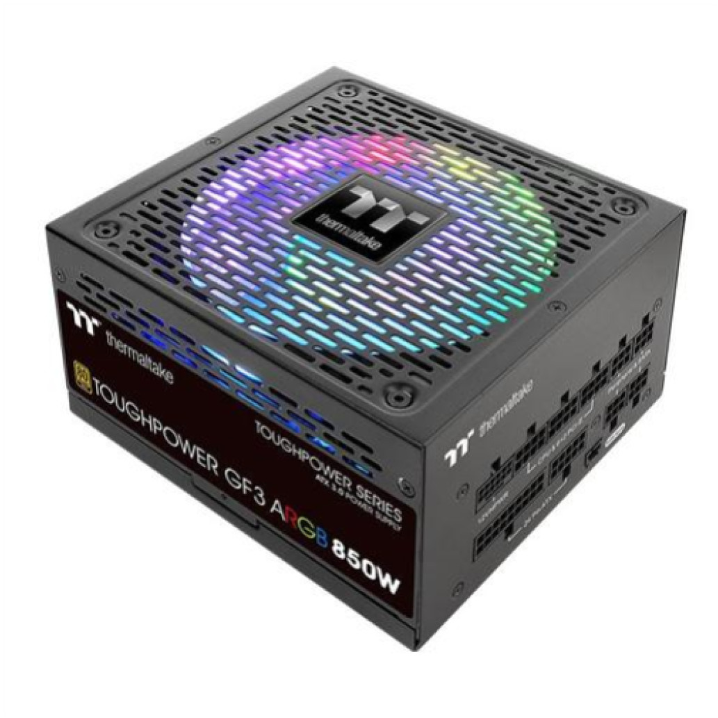 Napajalnik - 850W Thermaltake ToughPower GF3 80Plus Gold 92% ATX12V Modular 140mm ARGB črna (PS-TPD-0850F4FAGE-1)
