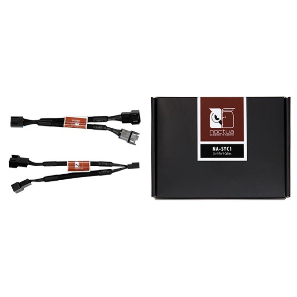 Splitter za ventilatorje Noctua 1x -> 2x4-pin , črna