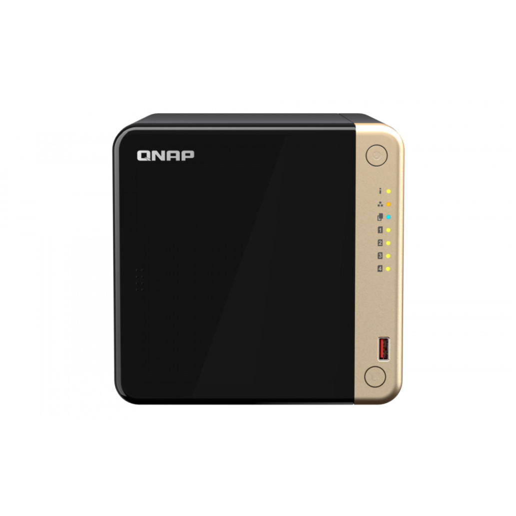 NAS ohišje QNAP TS-464-8G (8GB, Celeron N5095) All-In-One server 4x 3.5" SATA 2x M.2 NVMe SSD 4-Bay 2x2,5GBit