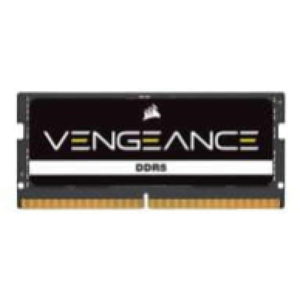 SO-DIMM DDR5 32GB 4800MHz CL40 KIT (2x16GB) Corsair Vengeance 1,25V server/PC server/PC črna (CMSX32GX5M2A4800C40)