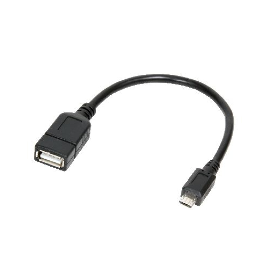 Adapter micro USB (m) => USB (ž) OTG 20cm Logilink (AA0035) EOLS-P