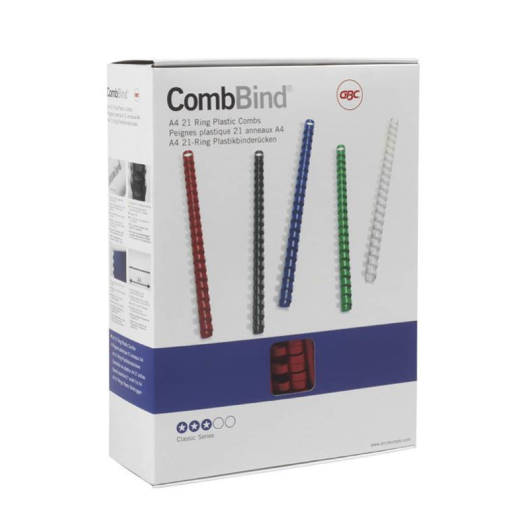 Spirale GBC Spirale pvc 16 mm bele 100 kos
