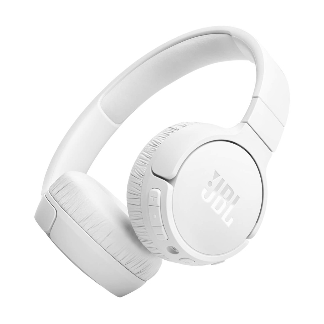 Slušalke brezžične JBL naglavne BT Tune 670NC bele z mikrofonom (20547613)