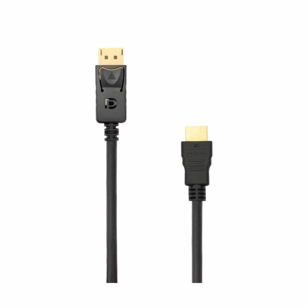 Kabel DisplayPort (m) => HDMI (m) 2,0m Sbox 5Gbps DP1.1 HDMI 1.4 - črn (DP-HDMI-2)