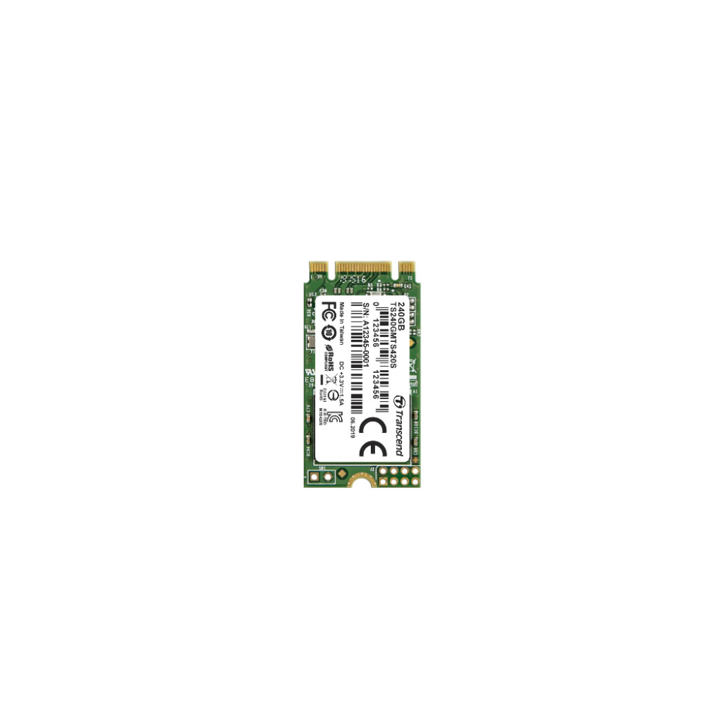Disk SSD M.2 SATA3 240GB Transcend TS240 2242 500/430MB/s (TS240GMTS420S)