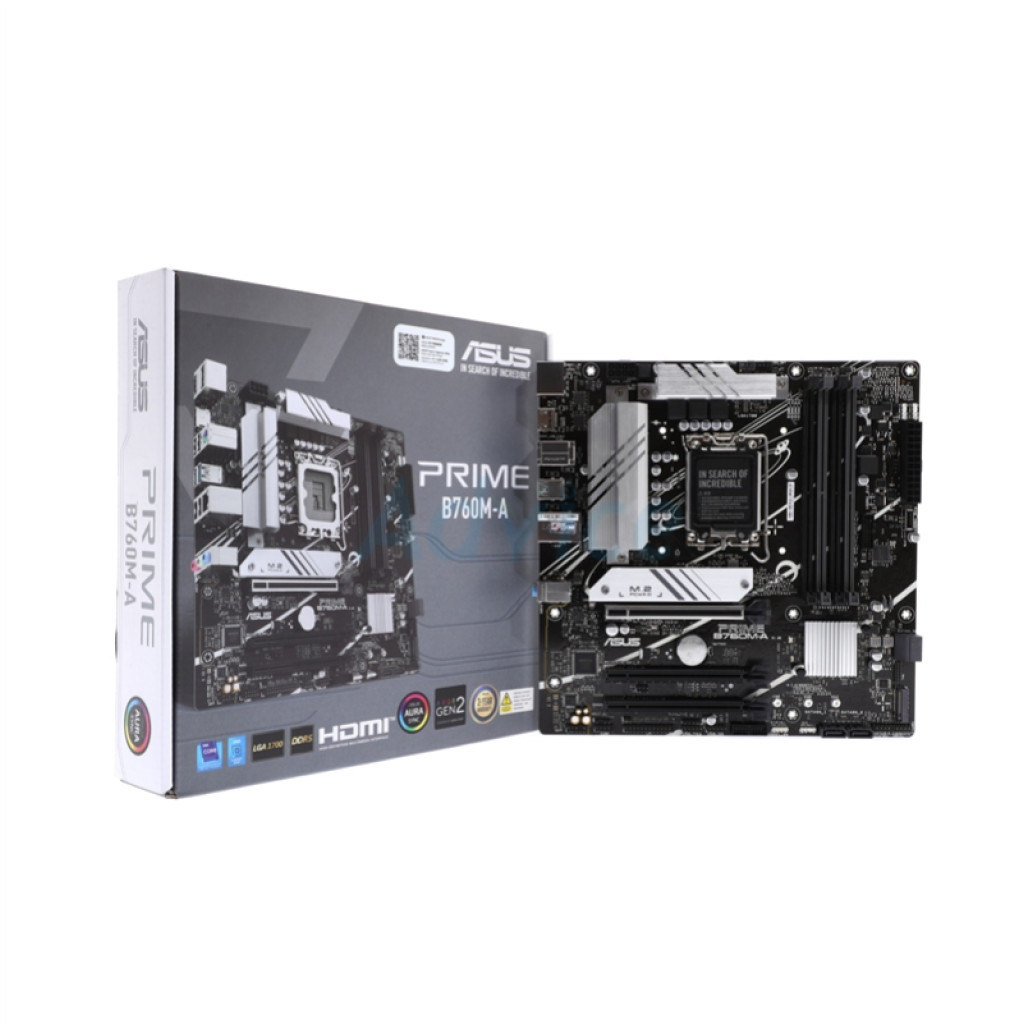 Osnovna plošča 1700 Asus PRIME B760M-A-CSM microATX 2xHDMI 2.1 1xDisplayPort 1.4